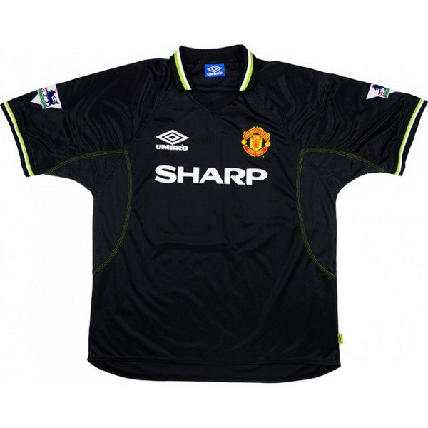 Authentic Camiseta Manchester United 3ª Retro 1998 1999 Negro